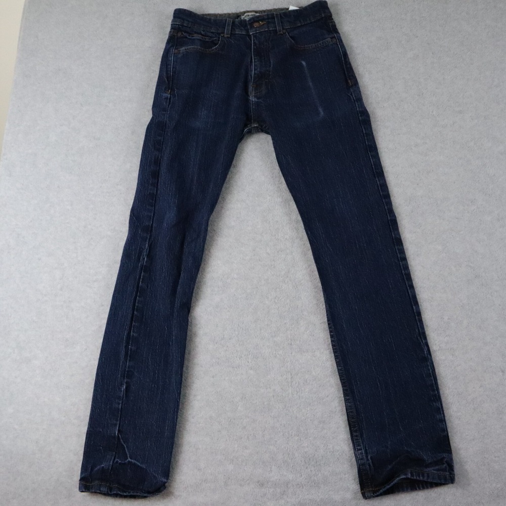 Smith + Rogue Jeans Mens‎ 30x32 M42 Slim STR8 Stretch Flex 5-Pocket Denim Blue